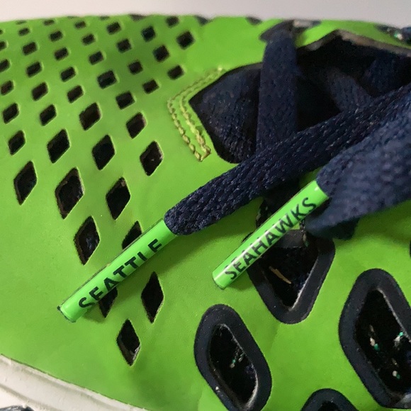 NIKE Sneakers Men’s Size 8 Seahawks Speed Shoe Blue & Green 848587 307 - Picture 8 of 15